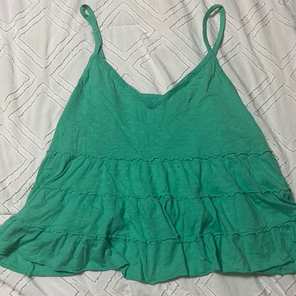 NWT green American eagle tank